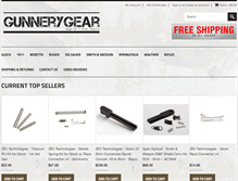 Tablet Screenshot of gunnerygear.com